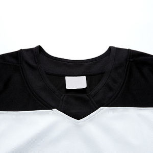 Maillot de hockey sur glace personnalisé avec design patchwork imprimé par sublimation, logo d'équipe personnalisable, vêtements de hockey sur glace, service OEM, respirant - Product Image 3