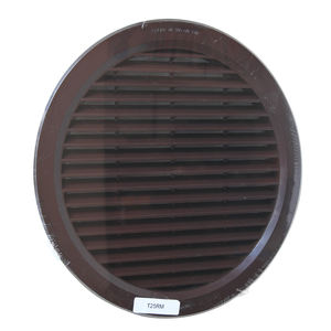 รีจิสเตอร์และตะแกรงติดเครื่องปรับอากาศอลูมิเนียมสีน้ำตาลขนาด240มม. ทันสมัยสำหรับสำนักงานกลางแจ้ง - Product Image 4