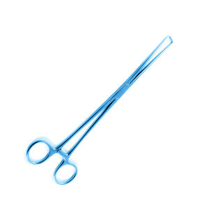 Tenáculos Uterinos Recubiertos de Azul, Instrumento Quirúrgico de Ginecología, Tenáculos Uterinos de Grado Médico - Product Image 2