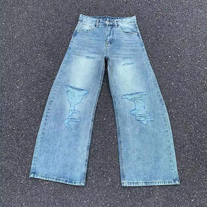 กางเกงทรงหลวมสำหรับผู้ชายทรงหลวมกางเกงโอเวอร์ไซส์ผ้าคอตตอนทันสมัยดีไซน์ตามสั่ง - Product Image 3