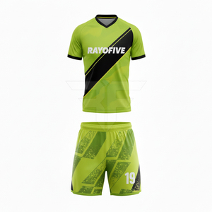 Dernier design, nouveau style, maillot de football respirant imprimé sans manches à col en V, qualité supérieure, couleur personnalisée, 100 % polyester élastique - Product Image 3