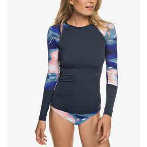 Custom Heat-Transfer Printed <b>Women</b> <b>Rash</b> <b>Guards</b> Lightweight Slim Fit Breathable Eco-Friendly Anti-Bacterial Quick Dry Wholesale - Product Image 3