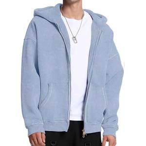 Hot Sale 2025 <b>Men</b> <b>Zipper</b> <b>Hoodie</b> Wholesale OEM Factory Custom Sportswear Fashion Gym Wear Streetwear - Product Image 5