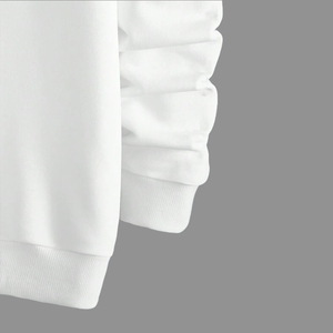 Sweat-shirts d'hiver personnalisés OEM imprimés, 100% coton molletonné, unisexe, avec poche, tissu 430g, écologique - Product Image 3