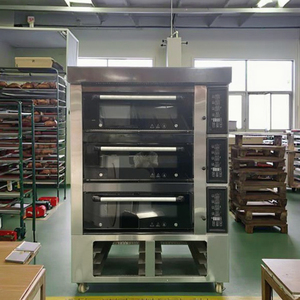 Trung Quốc Nhà sản xuất thương mại thép không gỉ điện truy cập hàng đầu Lò đôi boong trong nhà hàng nhà bếp - Product Image 5