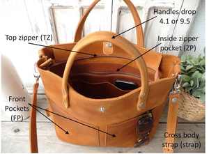 ALW Womens Stylish Large Capacity Genuine Leather <b>Tote</b> Shoulder <b>Bag</b> Zipper Closure for <b>Work</b> Office Daily Use OEM Wholesale - Product Image 5