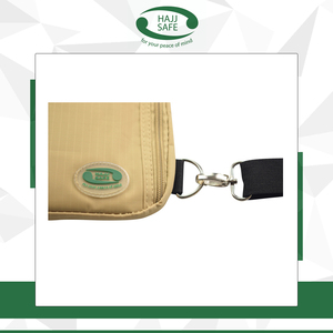 Riñonera Antirrobo de Nailon de Exportación Genuina con Cierre de Cremallera, Diseño con Logotipo, Protección Adicional, Cinturón Ihram para Hajj y Umrah, Alta Demanda - Product Image 4