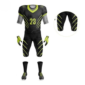 Meilleurs uniformes de football américain personnalisés pour adultes, respirants, antibactériens, imprimés par technique de sublimation - Product Image 6