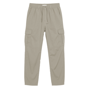 Pantalon cargo pour homme en tissu Oxford, taille élastique avec cordon de serrage, coupe slim, pantalon tactique utilitaire, multi-poches, décontracté - Product Image 5