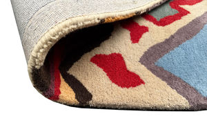 Tapis Shahkar sur mesure, forme personnalisée, tissés à la main, modernes, en laine 100%, épaisseur 14 mm, adaptés aux animaux domestiques, antimicrobiens, antidérapants, ensemble de tapis neufs - Product Image 4