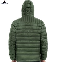 Veste d'hiver décontractée pour homme, vente chaude personnalisée, veste matelassée de haute qualité en nylon et plumes de canard, design tendance, taille plus