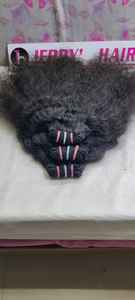Paquets de cheveux Remy naturels bouclés bruts de donneur unique cheveux humains Jerry pour Chennai Inde Vente en gros d'usine indienne - Product Image 4