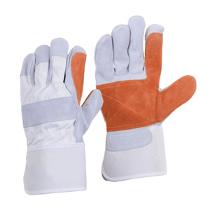 Guantes de trabajo de cuero de uso general OEM Guantes DE TRABAJO DE SEGURIDAD DE CUERO dividido Guantes de uso industrial Guantes de cuero de buena calidad - Product Image 3