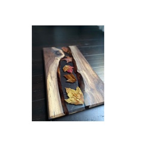 Gran tabla de cortar de madera adecuada para cortar verduras, frutas, pan, carne con acabado de superficie pulida suave y duradera - Product Image 1