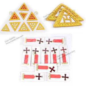 Colgante de secretaria masónica, medallón Fraternal Regalia, joya masónica, joyas artesanales - Product Image 2