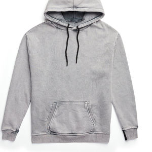 Sudadera con Capucha Extra Grande para Hombre, Estilo Vintage Desgastado, 400 g/m², Felpa Gruesa, Estilo Lavado Ácido para Invierno - Product Image 3