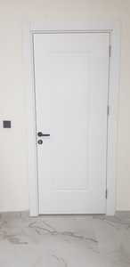 Porte de chambre intérieure en panneau de mélamine étanche moderne pour hôtels à usage résidentiel et commercial - Product Image 2