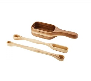 Modern Design Wooden Scoop <b>Measuring</b> Spoons and <b>Cups</b> for Coffee Kitchen Utensils for Home Usage - Product Image 1