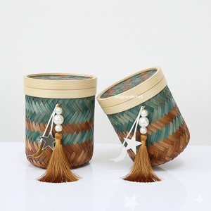 Cesta de Almacenamiento Hecha a Mano de Edición Limitada para Ramadán y Eid |   Empaquetado Artesanal Circular Moderno y Ecológico Personalizado para Recuerdos Festivos - Product Image 4