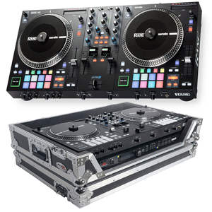 Oferta con Descuento: Nuevo Controlador de DJ Profesional de 2 Canales y 7 Motores, Estilo Tornamesa, Sellado de Fábrica, Versión Global - Product Image 1