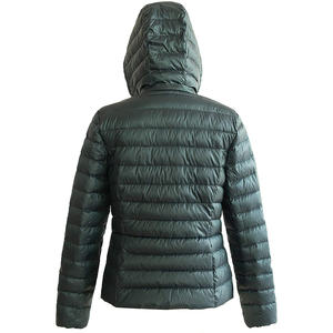 Chaqueta acolchada reflectante personalizada, ropa deportiva nocturna para exteriores de seguridad, elegante chaqueta acolchada metálica para mujer, burbuja brillante de gran tamaño - Product Image 2