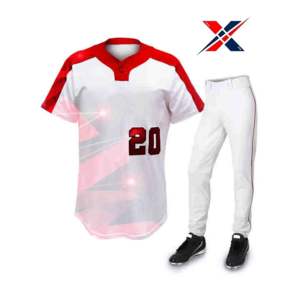 Personnalisé nouveau maillot de Baseball 100% Polyester Sublimation tissu respirant confortable pour les vêtements d'entraînement de l'équipe professionnelle - Product Image 1
