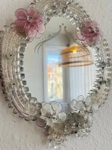 Vintage Venetian Murano <b>Glass</b> <b>Mirror</b> - Product Image 3