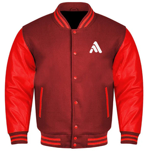 แจ็คเก็ตวาร์ซิตี้ผู้ชายแบบสั่งทำพิเศษ ผ้าขนสัตว์ 100% แขนหนัง ทรงหลวม ไซส์ยาว แบรนด์ Antique Fashion - Product Image 1