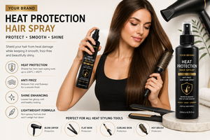 Protección Contra el Calor, Antiencrespamiento, Suavizante para Cabello Seco, Realza el Brillo, Fórmula Ligera, Sin Alcohol, Sin Silicona, Secado Rápido - Product Image 2