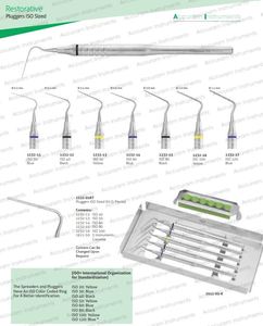 Bouchons de canal radiculaire réparateurs Bouchons de canal radiculaire à code couleur de taille ISO Instruments de restauration - Product Image 2