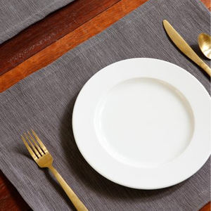 Napperons résistants à la chaleur en coton pur de qualité pour exportateur avec logo personnalisé Table à manger élégante Pacemate - Product Image 2