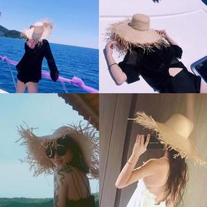 Sombrero Africano de Paja Tejida, Sombrero Bolga, Sombreros Floppy para Playa, Verano o Granjero, Hecho en Vietnam, FBA Amazon - Product Image 6