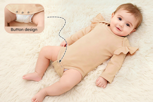 Combinaisons pour bébés nouveau-nés de haute qualité, style estival, faciles à enfiler, avec boutons-pression - Product Image 4