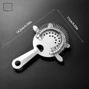 ที่กรองน้ำแข็งค็อกเทลไวน์สแตนเลสแบบพกพาที่กรองน้ำแข็งที่กรองไวน์เป็นมิตรต่อสิ่งแวดล้อมขนาดเล็ก - Product Image 5