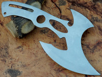 El dövme karbon çelik Tomahawk balta ile endüstriyel sınıf açık kamp aracı gül ahşap çelik balta içerir kapak