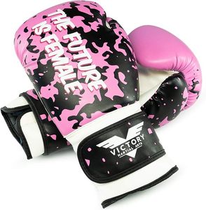 Guantes de Boxeo Negros de Diseño Simple para Adultos, Resistentes a Desgarros, 8oz, 10oz, 12oz, 14oz, 16oz, de Cuero PU - Product Image 2