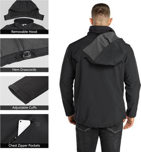 Custom <b>Men</b> Jacket Waterproof <b>Coat</b> Windbreaker Outwear Outdoor <b>Rain</b> Jacket Breathable Stand Color Jackets yet - Product Image 4