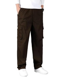 Pantalon cargo de haute qualité, bon marché, avec logo personnalisé et design, OEM, à six poches pour hommes Pantalon cargo multi-poches pour hommes - Product Image 3