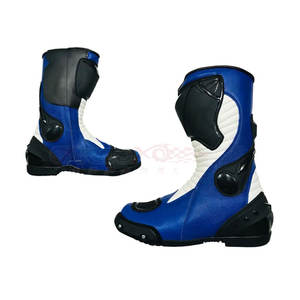 2023 chaussures de course de moto bottes d'équitation de moto/services OEM mode chaude moto motard bottes en cuir de course - Product Image 6