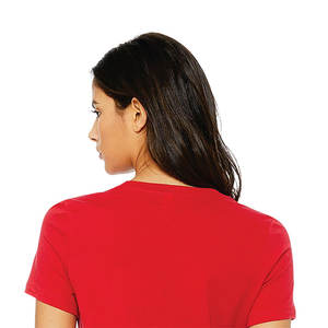 2025 buena calidad gran oferta poliéster mujer manga corta Camiseta secado rápido en blanco liso Tops venta al por mayor logotipo personalizado camiseta - Product Image 2