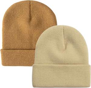 Gorro de Punto con Logotipo Bordado Personalizado para Mujer Adulta, Diseño Personalizado con Pedrería para Ropa Deportiva Informal de Invierno - Product Image 1