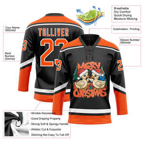 Pequeño MOQ Calidad superior Equipo colorido Orden Personalizado Sublimación completa Jersey de hockey sobre hielo - Product Image 3