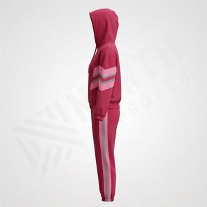 Ensemble de survêtement élégant pour femmes, logo personnalisé, deux pièces, survêtement oversize, prix de gros, tenue de sport, de course à pied, de jogging, tenue douce - Product Image 3