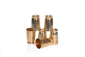 Verre à vin en laiton fait main, écologique, design moderne, capacité pour cocktail, restaurant - Product Image 3