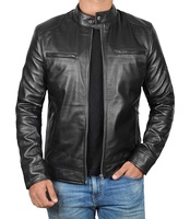 Veste de moto en cuir, veste de moto, veste en cuir, vêtements de moto avec différents articles