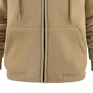 เสื้อฮู้ดครอปผ้าฝ้ายคุณภาพสูง 100% สไตล์ยูนิเซ็กซ์ ลุคสตรีทแวร์แบบดิสเทรส น้ำหนัก 400 กรัม เสื้อฮู้ดหนานุ่มสำหรับผู้ชาย โพสโดย Dress Sports - Product Image 3