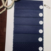 Tissu à bulles Nblue en bandes italiennes, anti-boulochage, imprimé, 120 GSM, 100% polyester, original