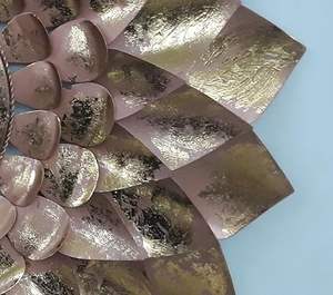 Miroir mural rond en fer doré moderne de luxe pour la décoration de la maison dans la salle de bain, la chambre à coucher, le salon - Product Image 3