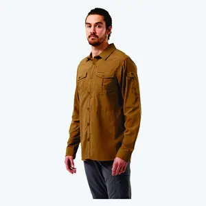 Hoge Kwaliteit Ademende Compressie Kleding Katoenen Heren Shirts Custom 3d Print Geborduurde Knopen Outdoor Heren Casual Shirt