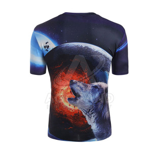 Meilleures ventes T-shirt décontracté pour homme Séchage rapide Respirant Impression par sublimation T-shirt court léger - Product Image 2